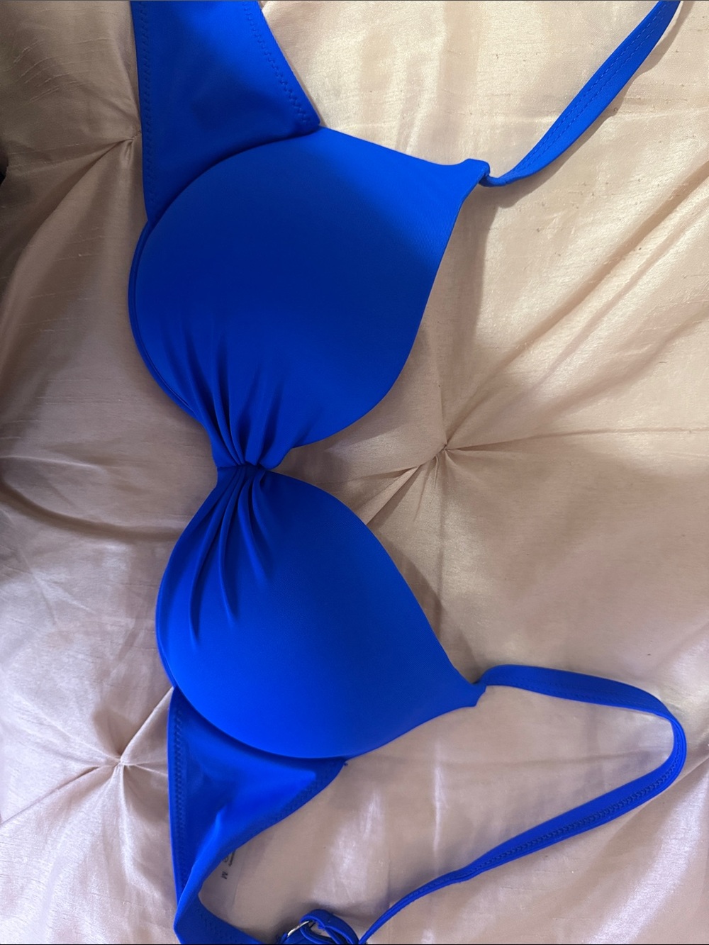 Bold Royal Blue Padded Bikini Top